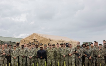 U.S. Second Fleet Commander visits MACS-2 radar operations during Atlantic Alliance 2025