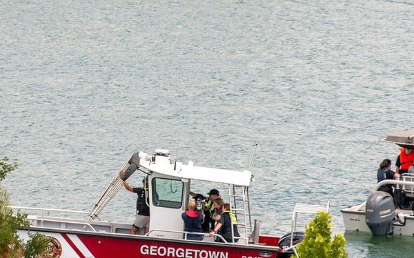 Drowning response training at Georgetown Lake