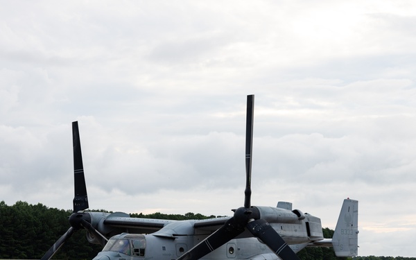 U.S. Marines with VMM-162 support anti-submarine warfare exercise