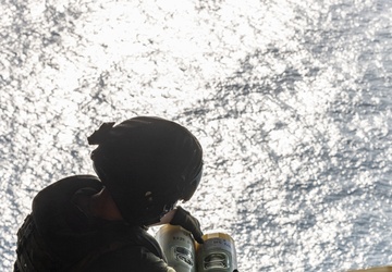 U.S. Marines with VMM-162 support anti-submarine warfare exercise