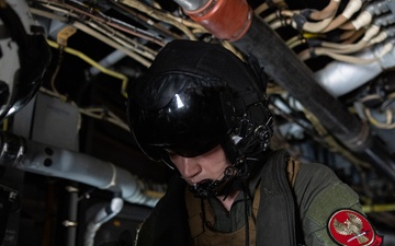 U.S. Marines with VMM-162 support anti-submarine warfare exercise