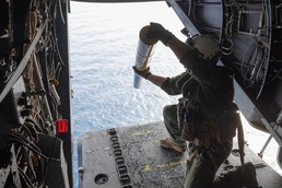 U.S. Marines with VMM-162 support anti-submarine warfare exercise
