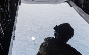 U.S. Marines with VMM-162 support anti-submarine warfare exercise