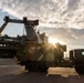 Talisman Sabre 2025 U.S. Army vehicles offload at Port Darwin, Australia for Talisman Sabre 25