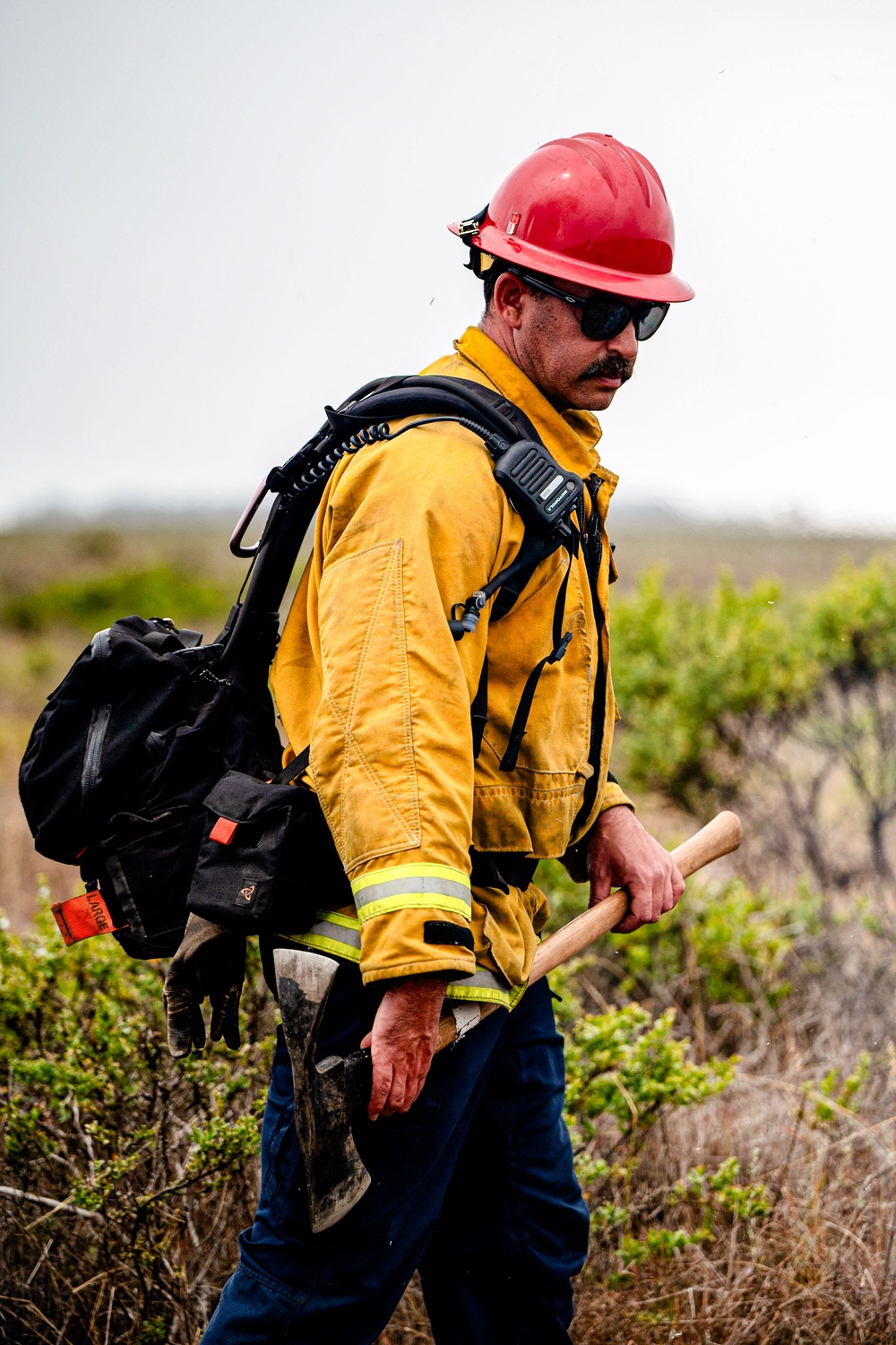 Vandenberg Trains for Wildfires