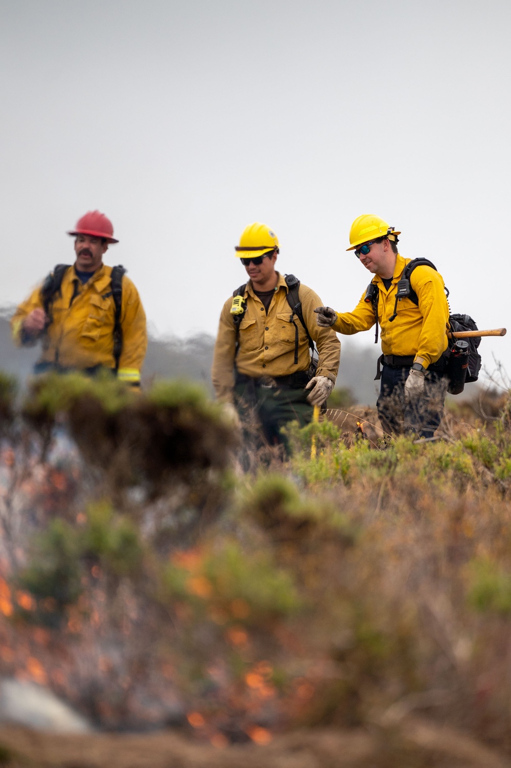 Vandenberg Trains for Wildfires
