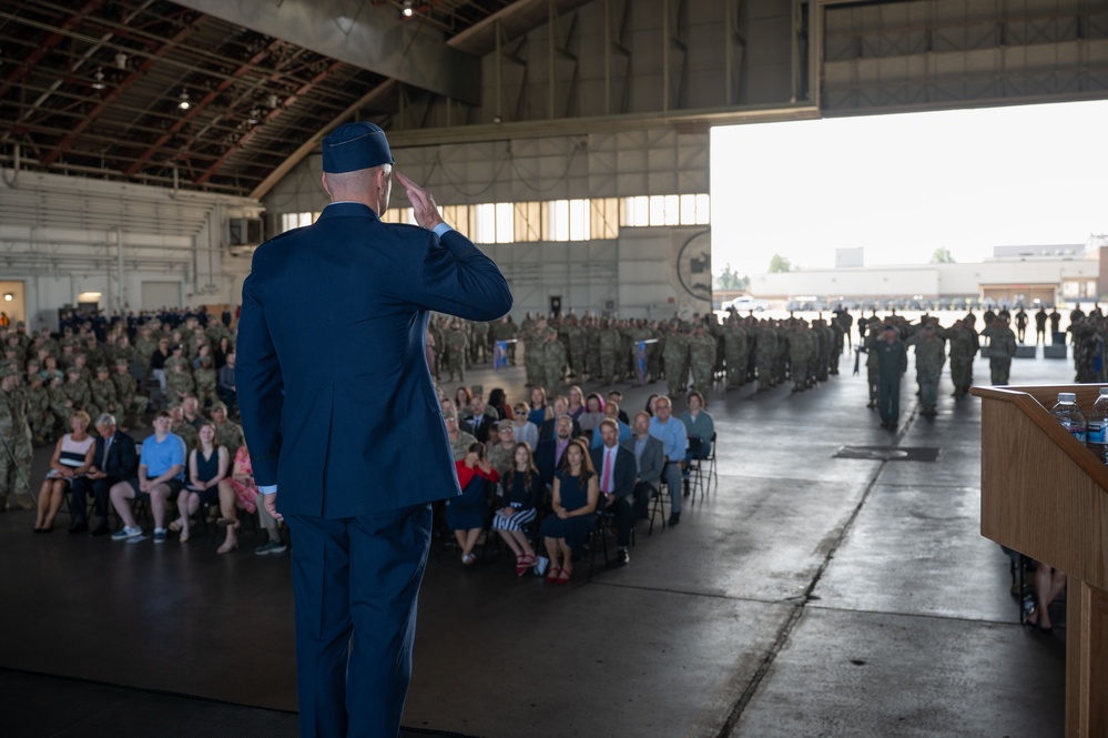 Johnston takes command of the 354th Fighter Wing