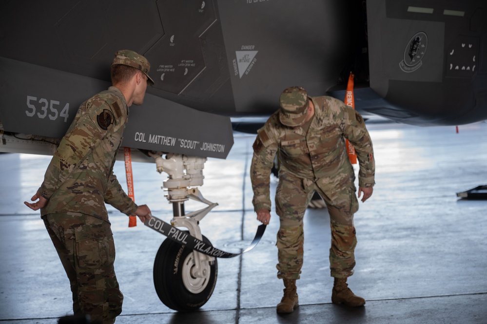 Johnston takes command of the 354th Fighter Wing