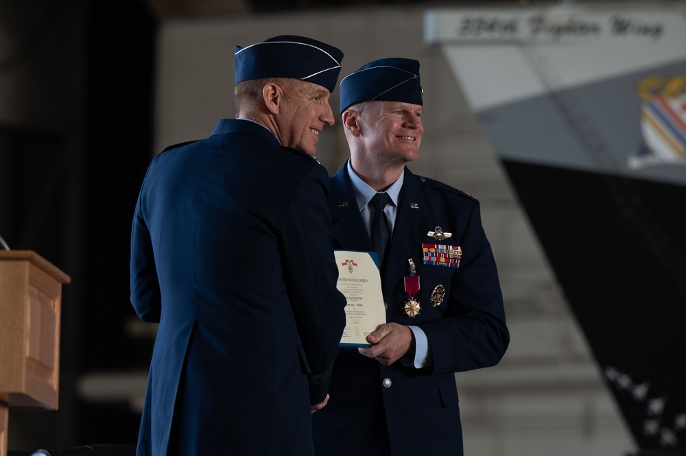 Johnston takes command of the 354th Fighter Wing