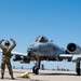 Col. Hall fini flight at Davis-Monthan
