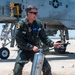 Col. Hall fini flight at Davis-Monthan
