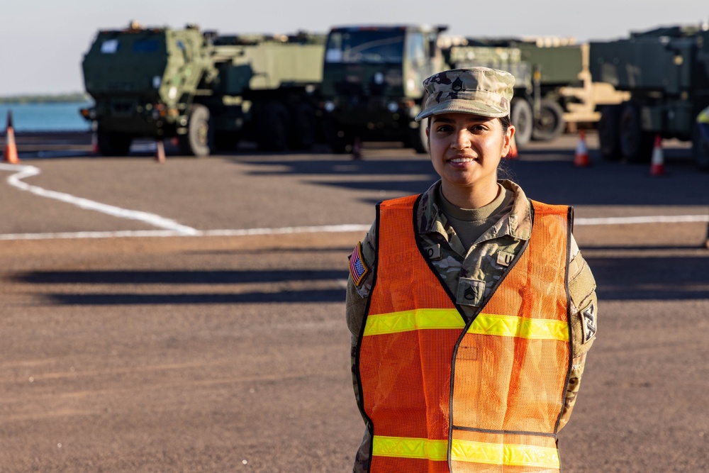 Talisman Sabre 2025 Logistics Download Operations at Royal Australian Air Force base Darwin, Australia
