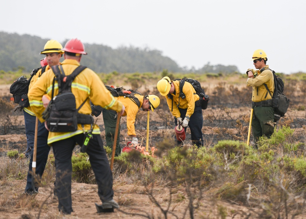 Vandenberg Trains for Wildfires