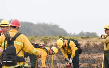 Vandenberg Trains for Wildfires