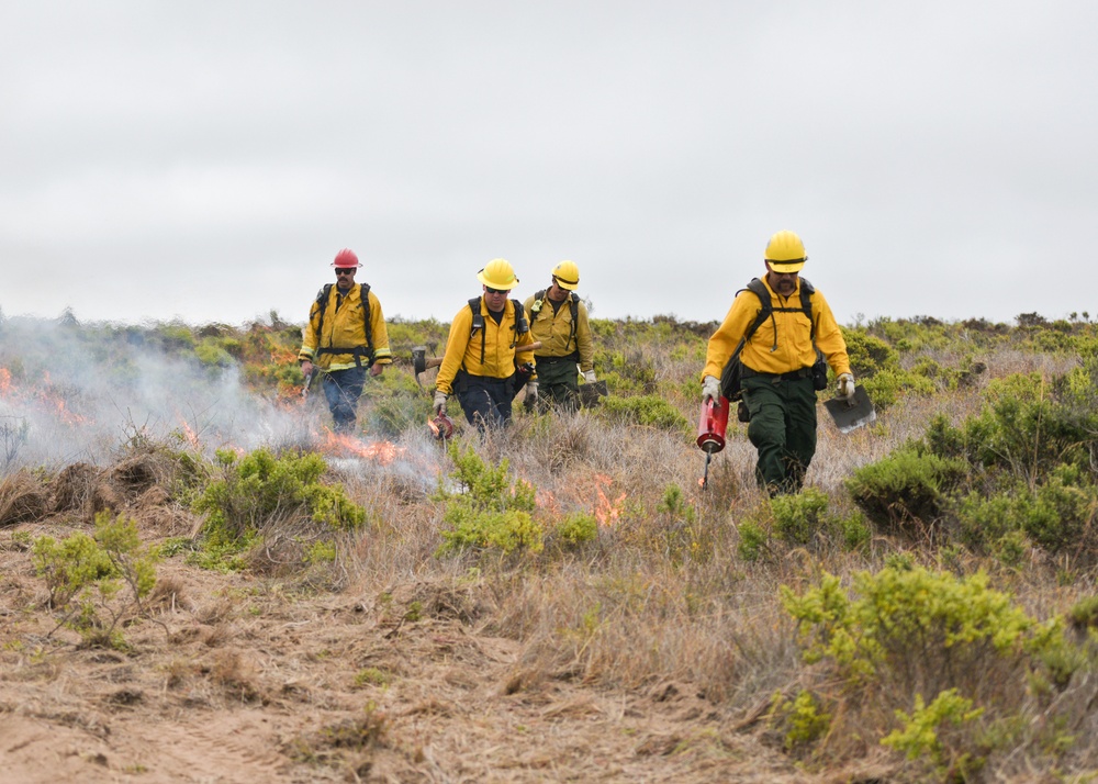 Vandenberg Trains for Wildfires