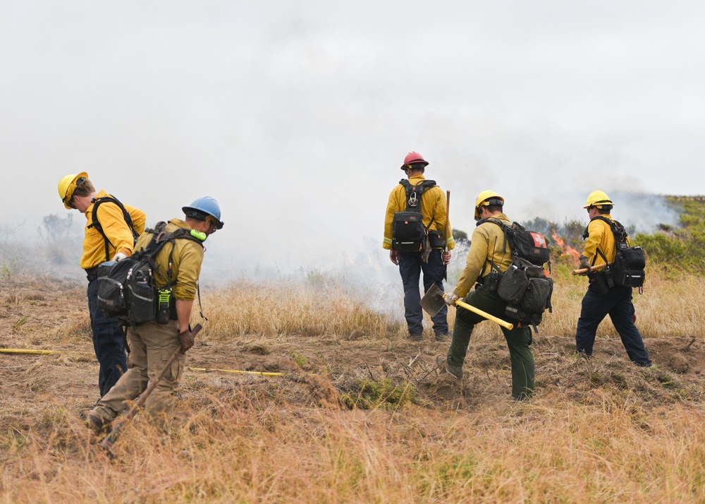Vandenberg Trains for Wildfires