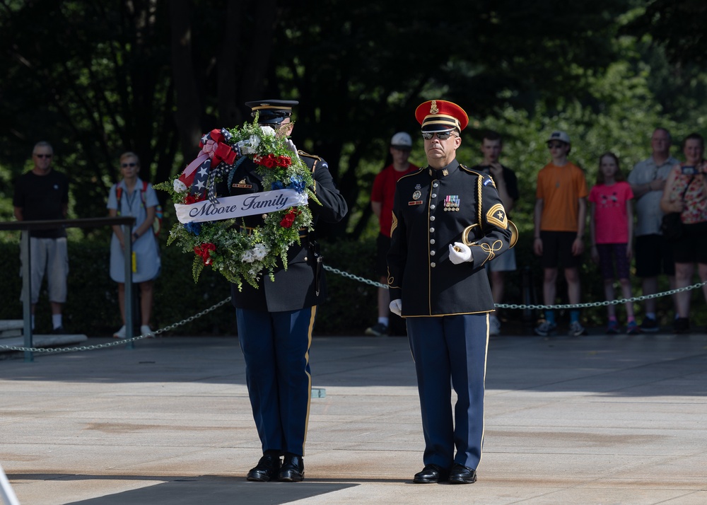 Sgt. Major Moore Wreath Laying Ceremony