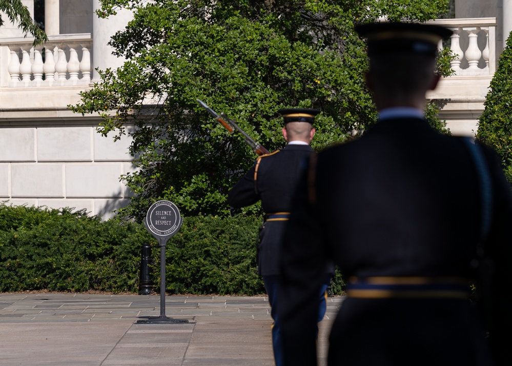 Sgt. Major Moore Wreath Laying Ceremony