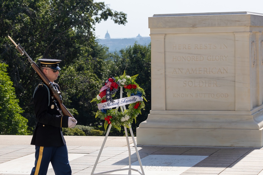 Sgt. Major Moore Wreath Laying Ceremony