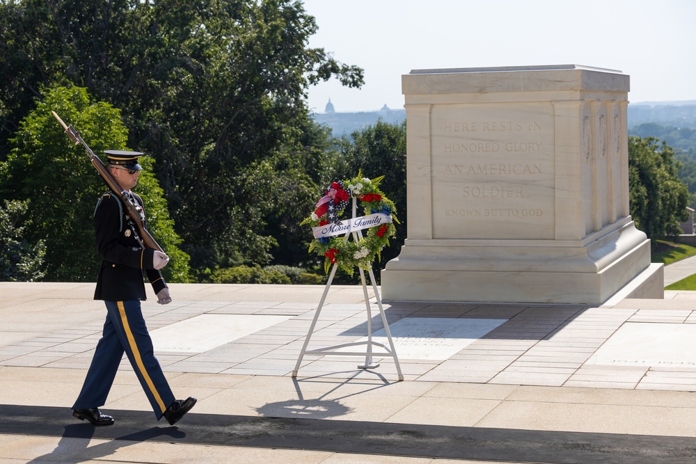 Sgt. Major Moore Wreath Laying Ceremony