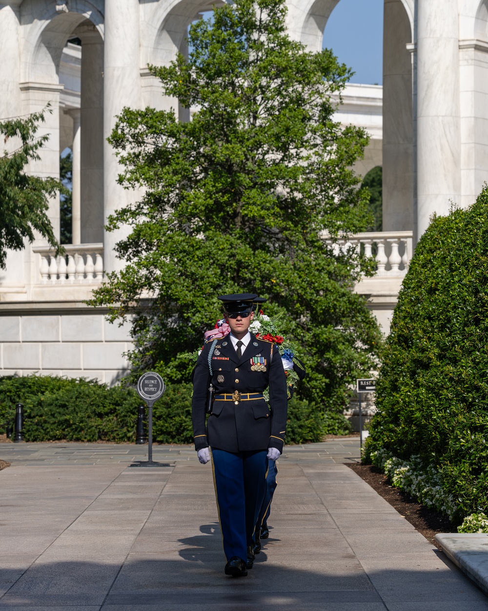 Sgt. Major Moore Wreath Laying Ceremony