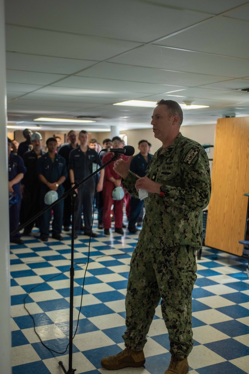 Ronald Reagan Sailors Attend Safety Stand Down