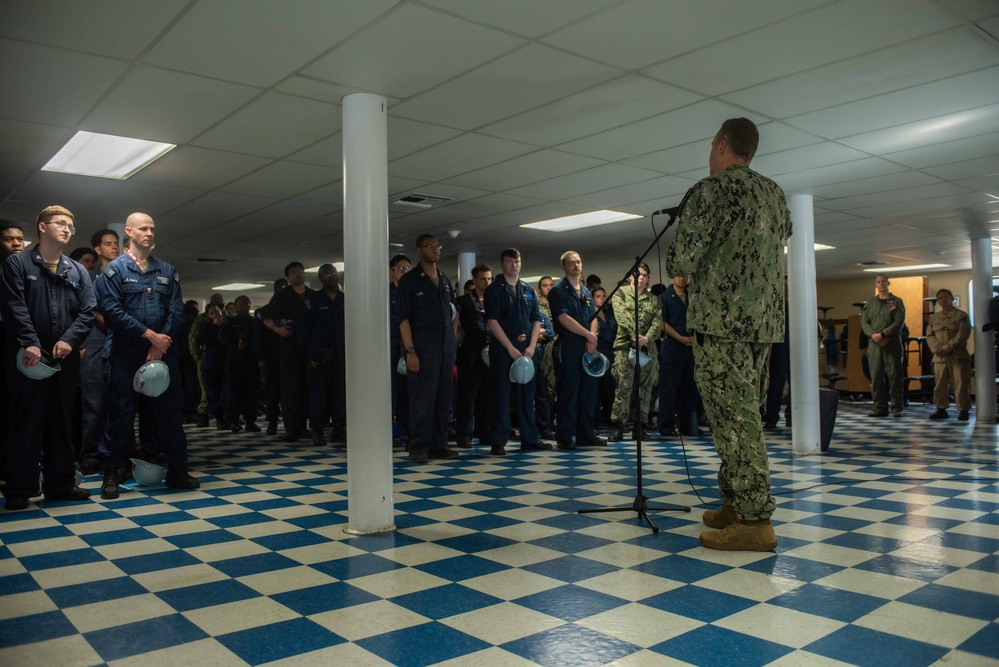 Ronald Reagan Sailors Attend Safety Stand Down