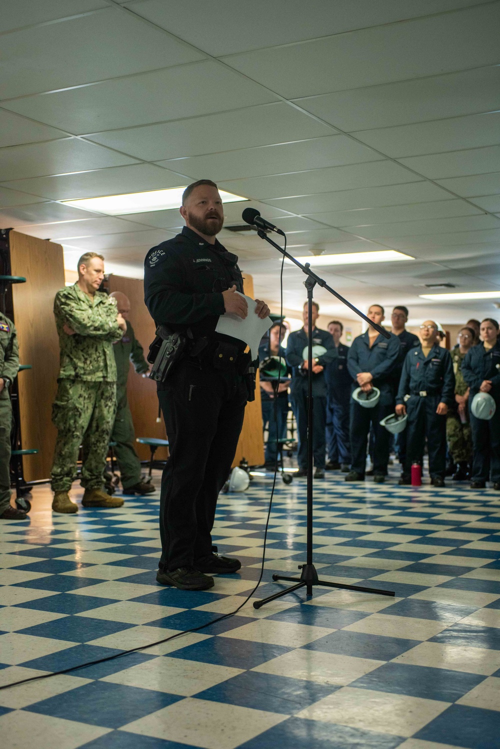 Ronald Reagan Sailors Attend Safety Stand Down