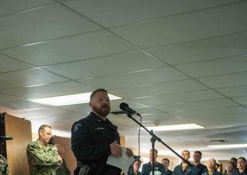 Ronald Reagan Sailors Attend Safety Stand Down
