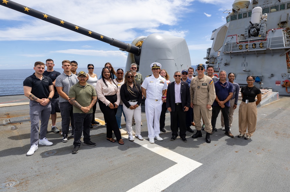 USS Cole Makes a Port Visit to Curaçao
