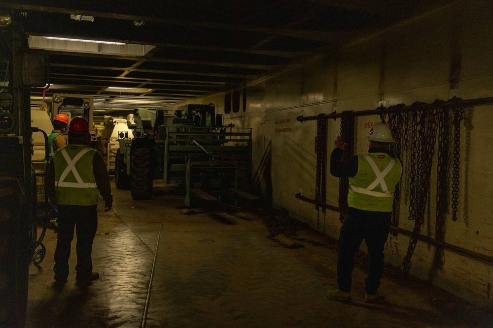 Talisman Sabre 2025 Logistics Offload Operations in Melbourne, Australia