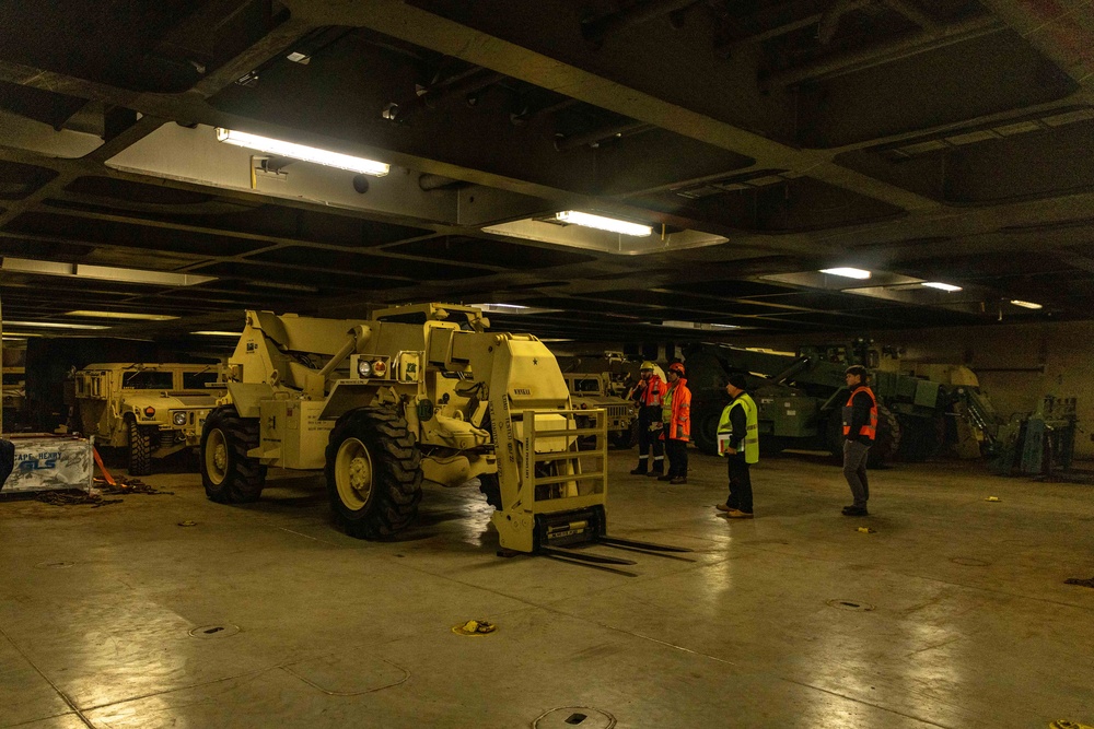 Talisman Sabre 2025 Logistics Offload Operations in Melbourne, Australia
