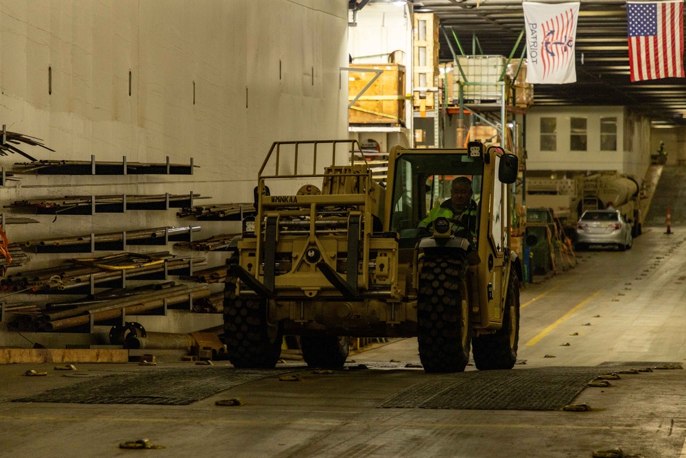 Talisman Sabre 2025 Logistics Offload Operations in Melbourne, Australia