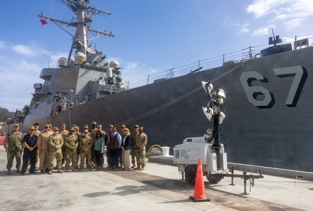 JTF Guantanamo Visits Cole