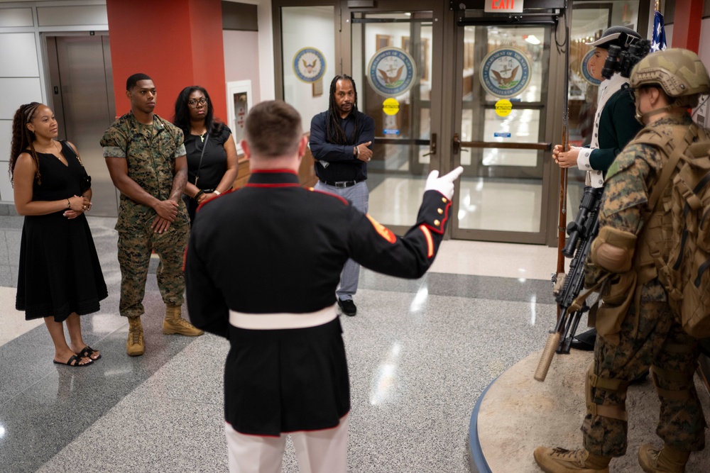 SD Hosts NFL Player and USNA Graduate 2nd Lt. Rayuan Lane III at the Pentagon