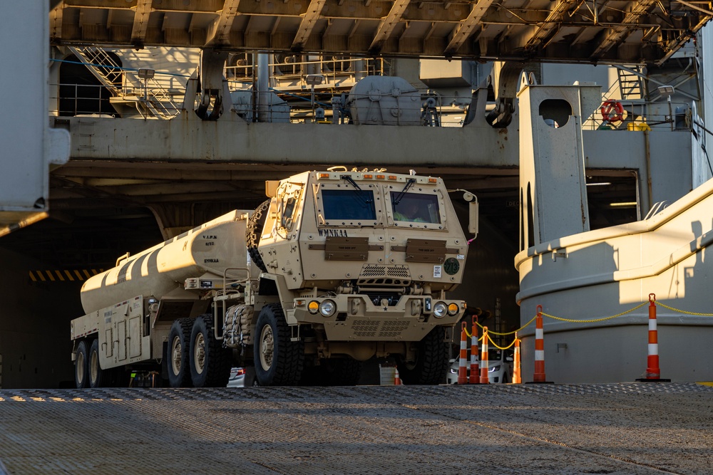 Talisman Sabre 2025 Logistics Offload Operations in Melbourne, Australia