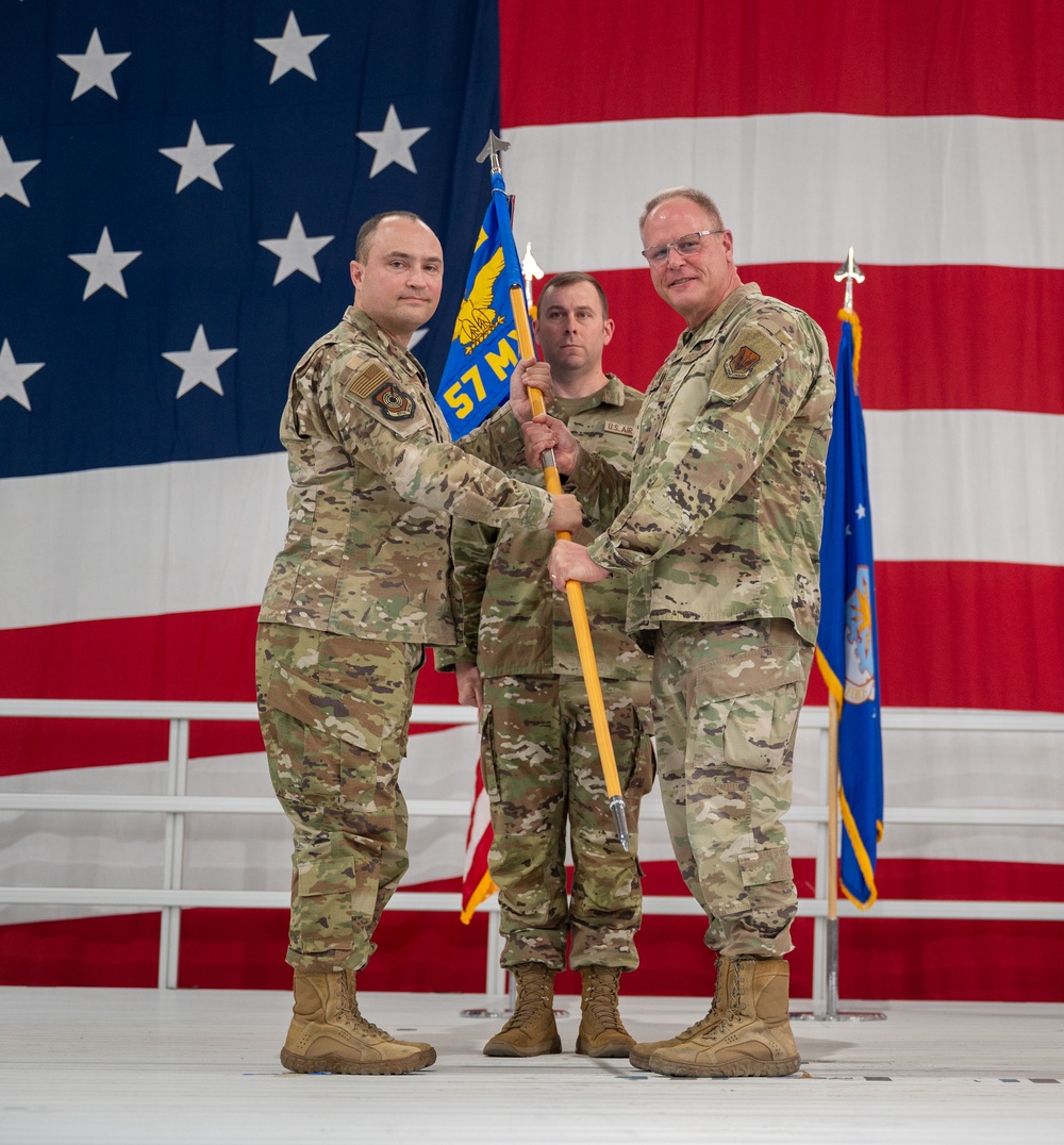 57th Maintenance Group Change of Command happens at Nellis