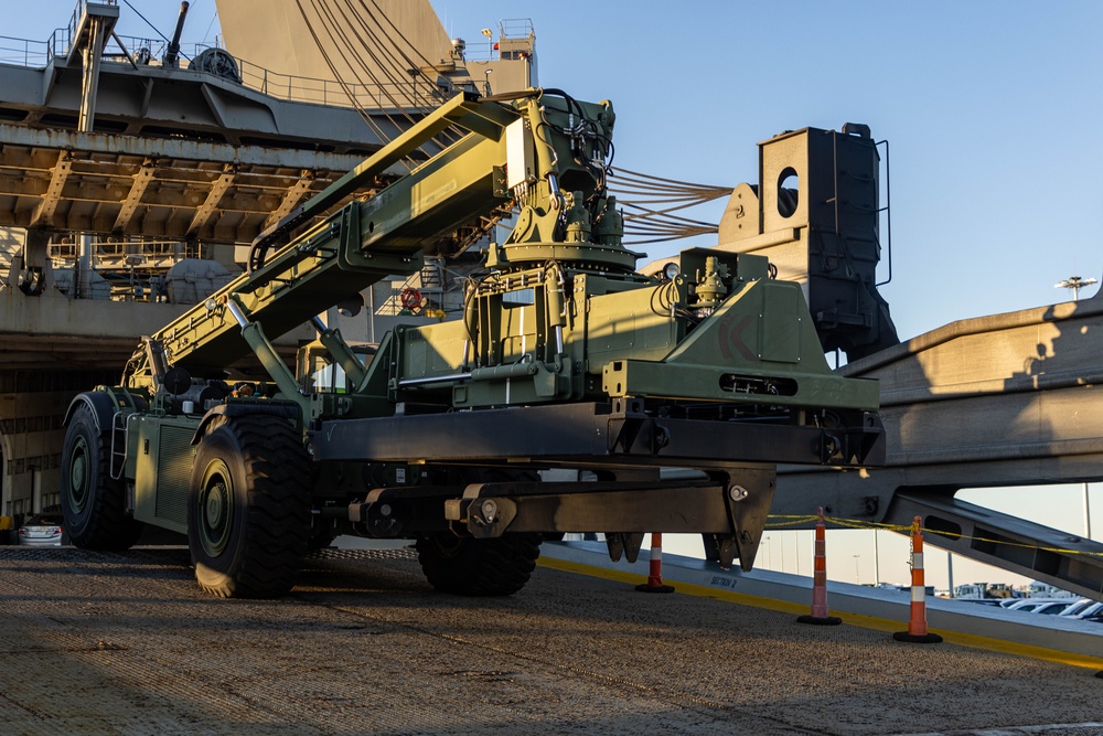 Talisman Sabre 2025 Logistics Offload Operations in Melbourne, Australia