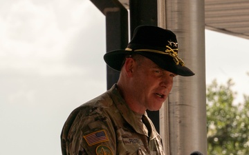 1st Cavalry Division Conducts Retreat Ceremony