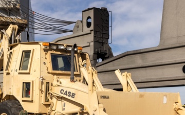 Talisman Sabre 2025 Logistics Offload Operations in Melbourne, Australia