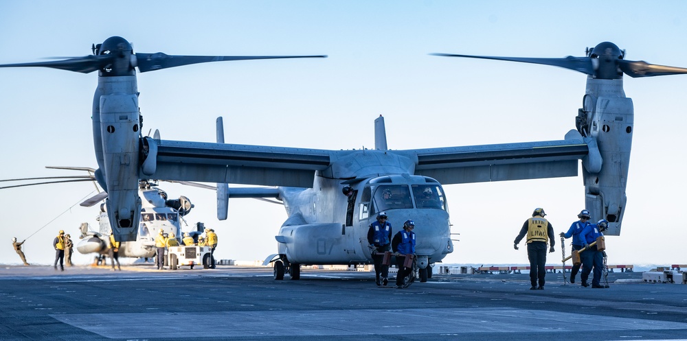 USS America (LHA 6) Conducts Flight Operations