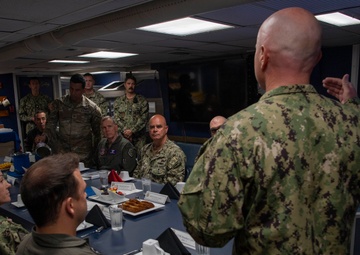 Gen. Gregory Guillot Visits USS Spruance