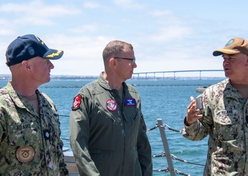 Gen. Gregory Guillot Visits USS Spruance