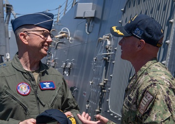 Gen. Gregory Guillot Visits USS Spruance