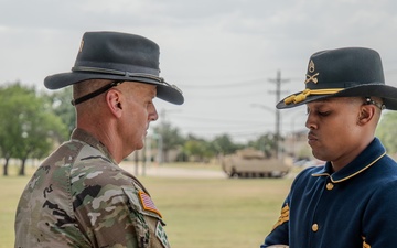 1st Cavalry Division conducts retreat ceremony