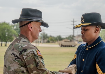 1st Cavalry Division conducts retreat ceremony