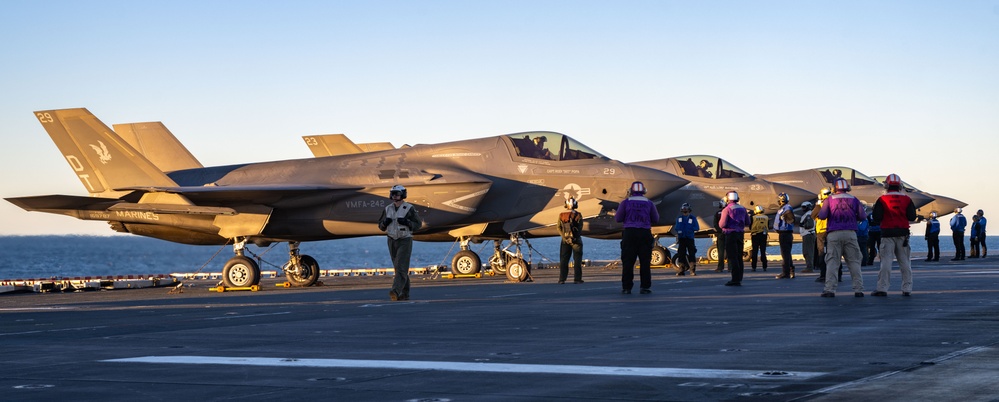 USS America (LHA 6) Conducts Flight Operations