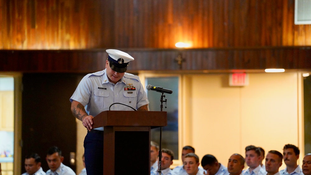 New officer-in-charge at the helm of Station Apra Harbor