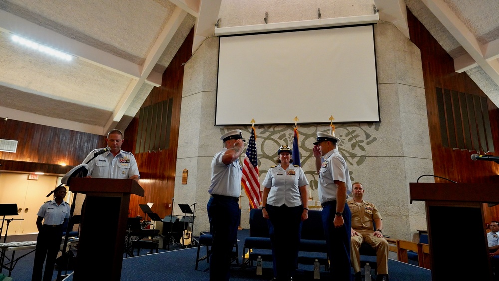 New officer-in-charge at the helm of Station Apra Harbor