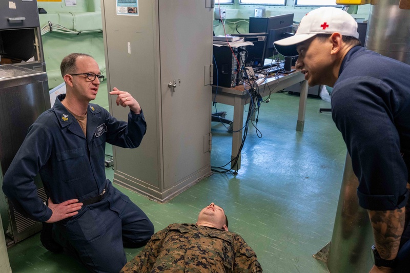 USS America (LHA 6) Conducts Medical Training